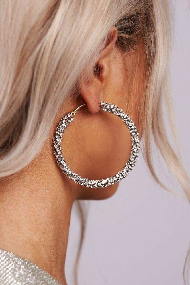 All You Need Silver Hoop Earrings - Good Times Boutique