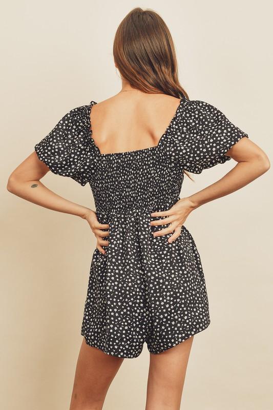 Hailey Babydoll Romper - Good Times Boutique