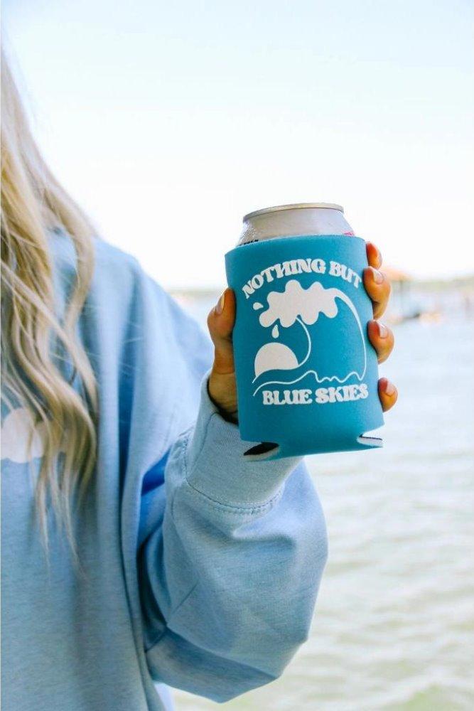 Nothing But Blue Skies Koozie - Good Times Boutique