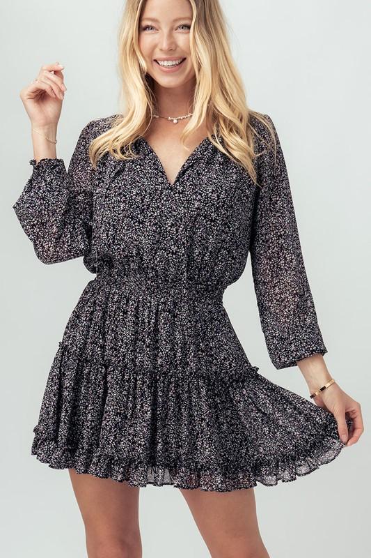 Perfect Timing Smocked Dress - Good Times Boutique