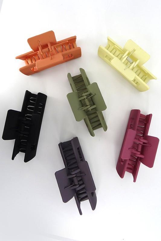 Rectangle Hair Claw Clips - Good Times Boutique
