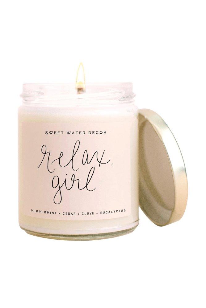 Relax, Girl Soy Candle - Good Times Boutique