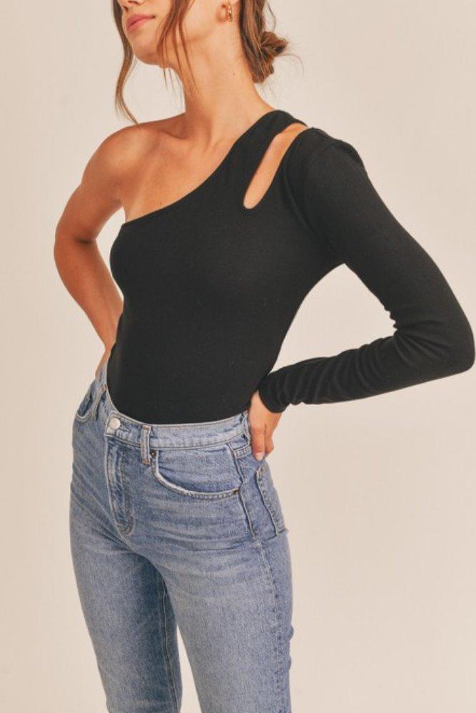 Showstopper One Sleeve Top - Good Times Boutique
