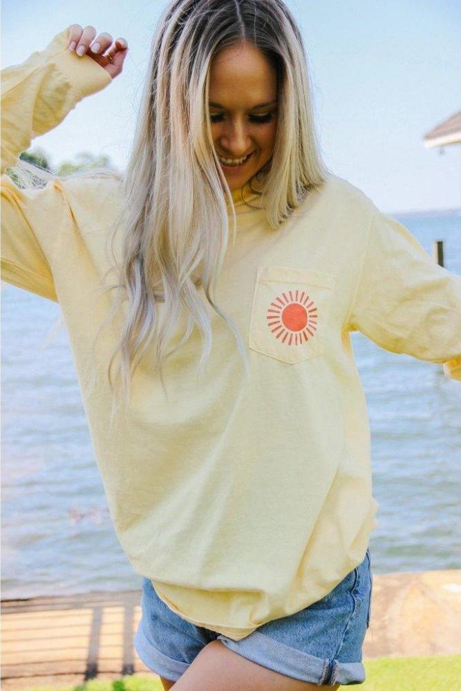 Wish You Were Here Long Sleeve - Good Times Boutique